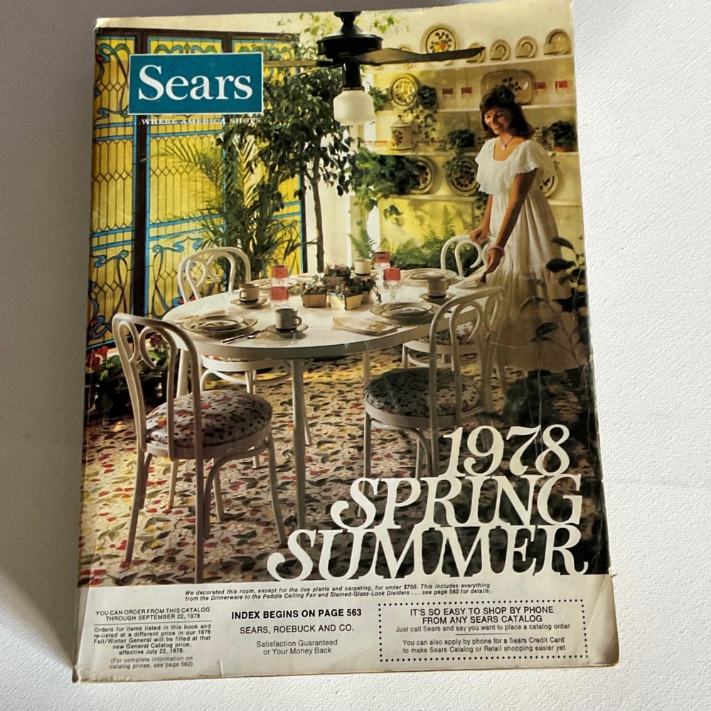 Vtg Sears 1978 spring summer catalog men women fashion retro new arrivals 70s 78